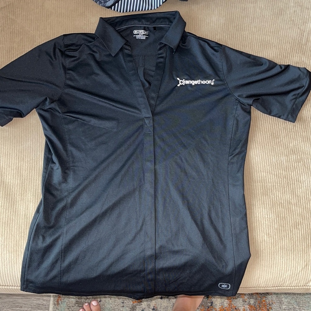 Orangetheory black polo